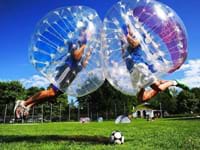 Bubble voetbal Zuid-Holland